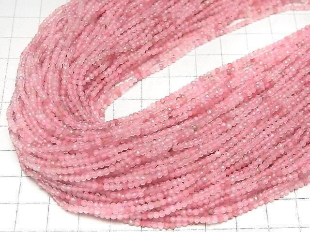 【動画】【素晴らしい輝き】ロードナイトシリカAA++ 極小ラウンドカット2mm 1連(約36cm) サムネイル4