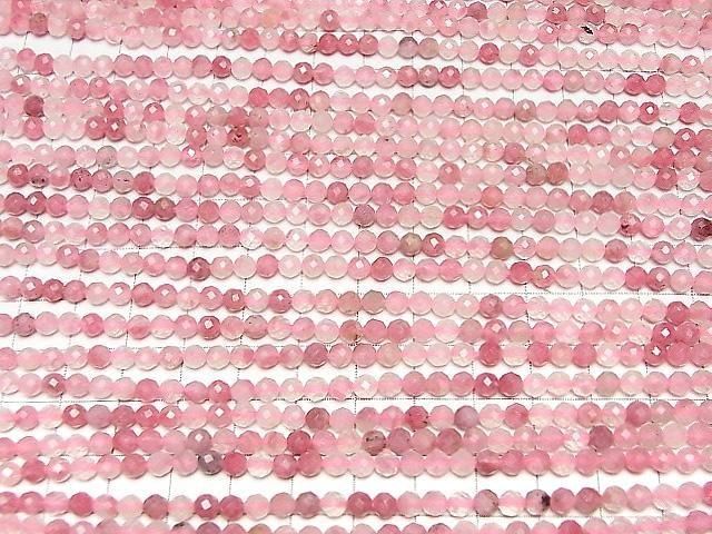 【動画】【素晴らしい輝き】ロードナイトシリカAA++ ラウンドカット4mm 1連(約36cm) サムネイル3