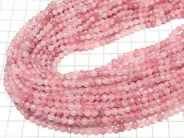 【動画】【素晴らしい輝き】ロードナイトシリカAA++ ラウンドカット4mm 1連(約36cm) サムネイル4