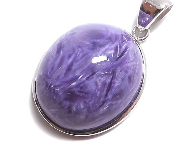 【動画】【1点もの】チャロアイトAAA ペンダントトップ SILVER925製 NO.1の画像