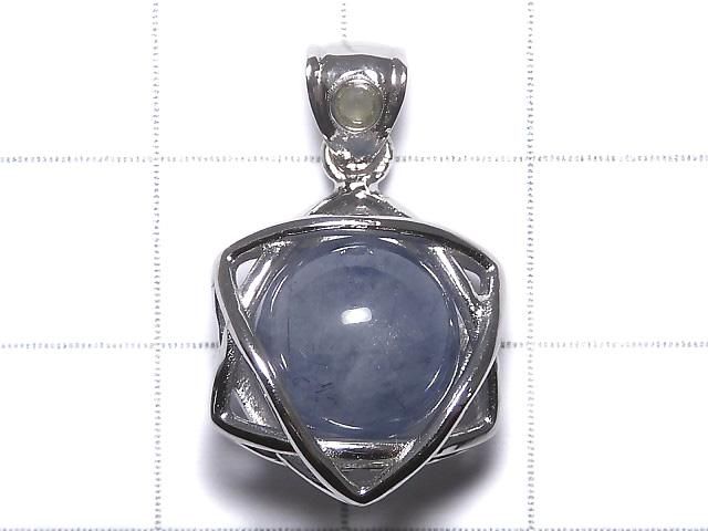 【動画】【1点もの】ブルールチルクォーツ モルダバイト付きペンダントトップ SILVER925製 NO.3 サムネイル2