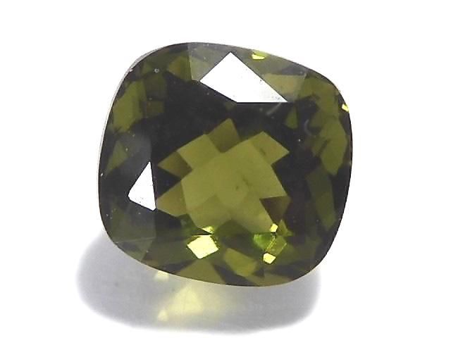 【動画】【1点もの】宝石質モルダバイトAAA ファセットカット ルース 1粒 NO.2の画像