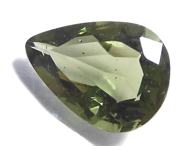 【動画】【1点もの】宝石質モルダバイトAAA ファセットカット ルース 1粒 NO.9の画像