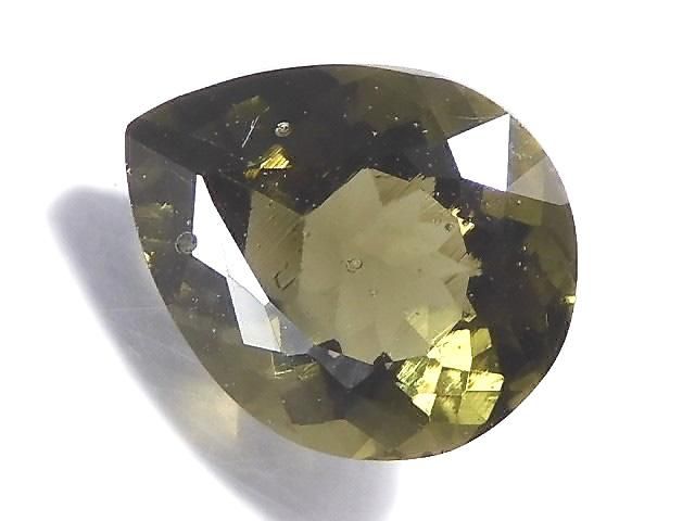 【動画】【1点もの】宝石質モルダバイトAAA ファセットカット ルース 1粒 NO.12の画像