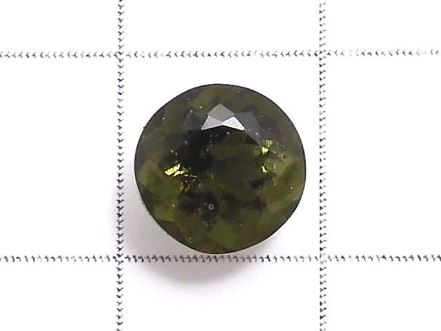 【動画】【1点もの】宝石質モルダバイトAAA ファセットカット ルース 1粒 NO.13 サムネイル2