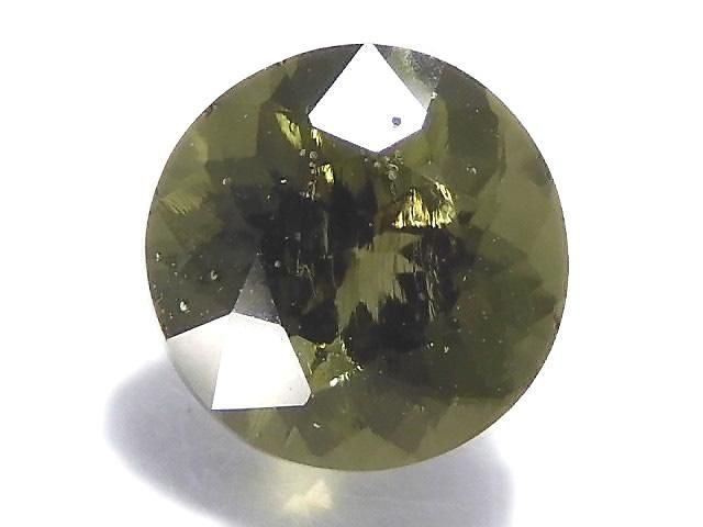 【動画】【1点もの】宝石質モルダバイトAAA ファセットカット ルース 1粒 NO.14の画像
