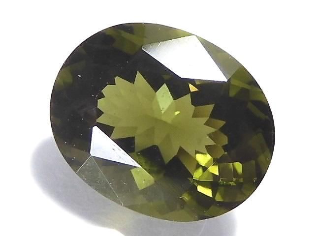 【動画】【1点もの】宝石質モルダバイトAAA ファセットカット ルース 1粒 NO.15の画像