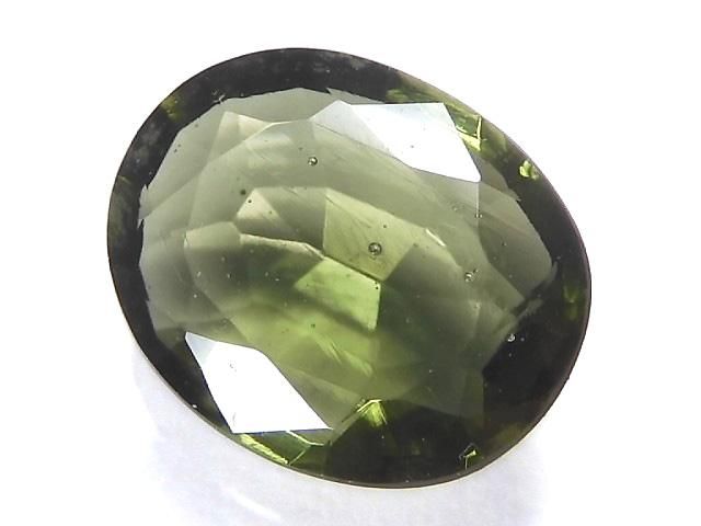 【動画】【1点もの】宝石質モルダバイトAAA ファセットカット ルース 1粒 NO.16の画像