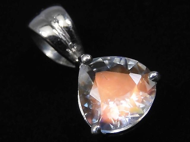 【動画】【1点もの】宝石質アンデシンラブラドライト ペンダントトップ SILVER925製 NO.26の画像