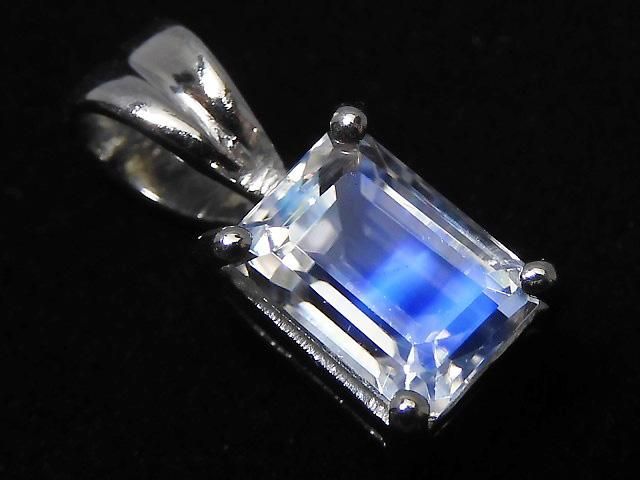 【動画】【1点もの】宝石質アンデシンラブラドライト ペンダントトップ SILVER925製 NO.28の画像