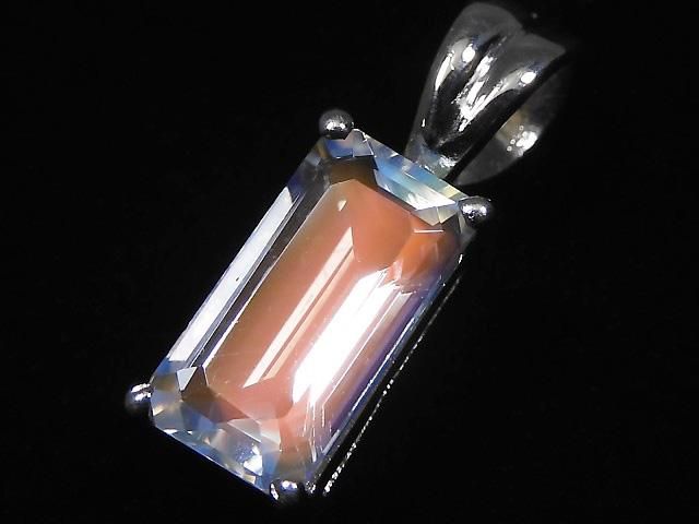 【動画】【1点もの】宝石質アンデシンラブラドライト ペンダントトップ SILVER925製 NO.35の画像