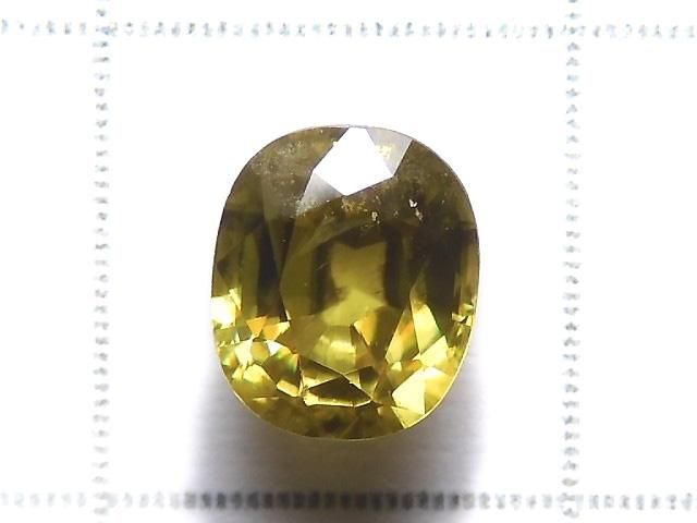 【動画】【1点もの】宝石質スフェーン(チタナイト)AAA ルース ファセットカット 1粒 NO.258 サムネイル2