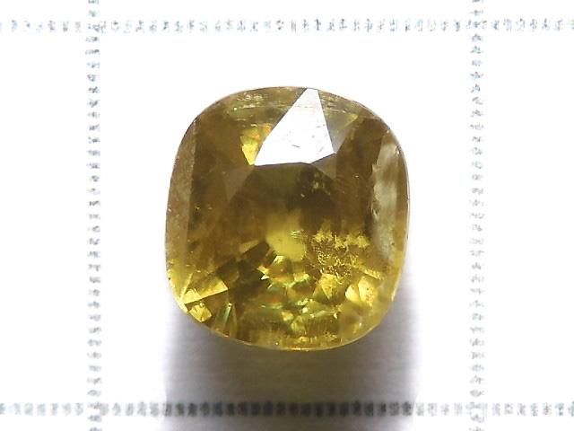 【動画】【1点もの】宝石質スフェーン(チタナイト)AAA ルース ファセットカット 1粒 NO.262 サムネイル2
