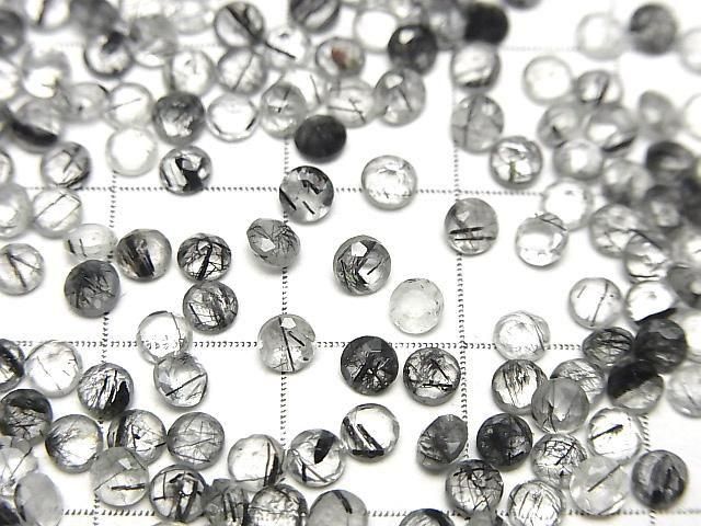 【動画】宝石質トルマリンクォーツAAA- ルース ラウンドファセットカット3×3mm 10粒 サムネイル2
