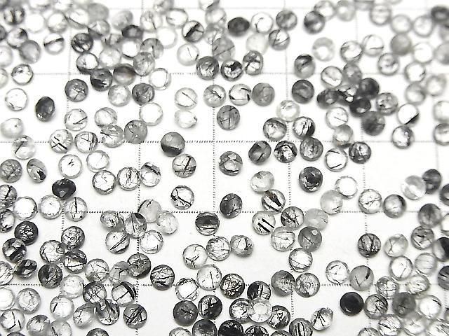 【動画】宝石質トルマリンクォーツAAA- ルース ラウンドファセットカット3×3mm 10粒 サムネイル4