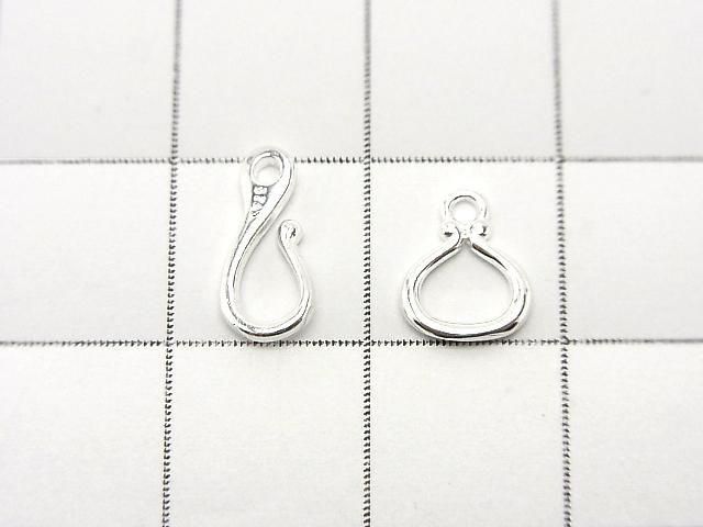 Silver925 フック&コネクター 生地 1ペア サムネイル2