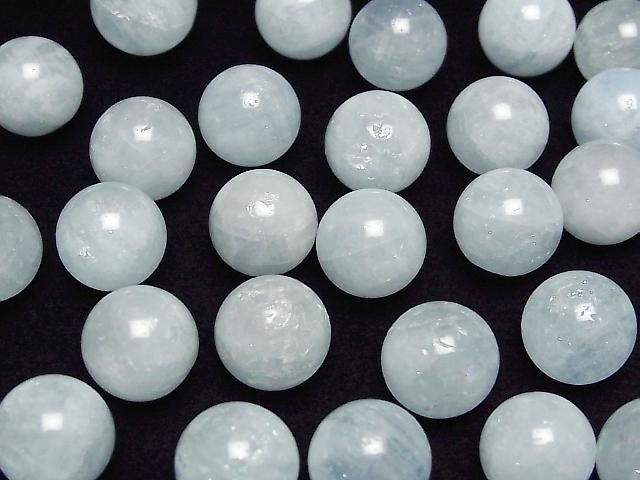 【動画】アクアマリンAA+ スフィア・ラウンド14mm 1個 サムネイル3