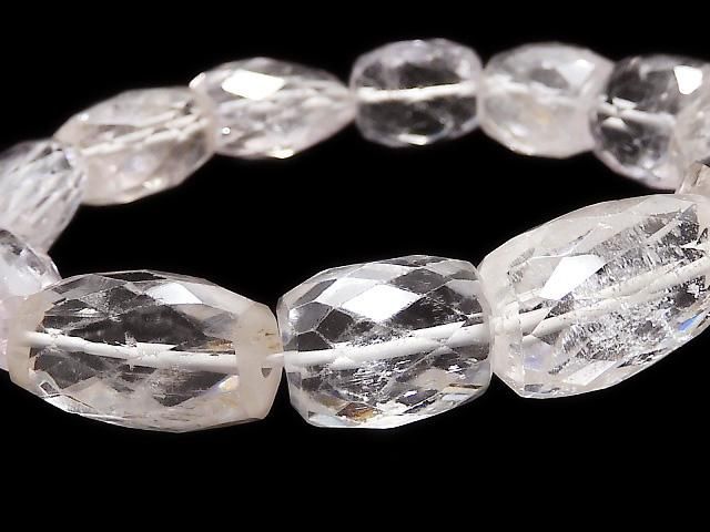 【動画】【1点もの】宝石質クンツァイトAAA タンブルカット 1連(ブレス) NO.1の画像