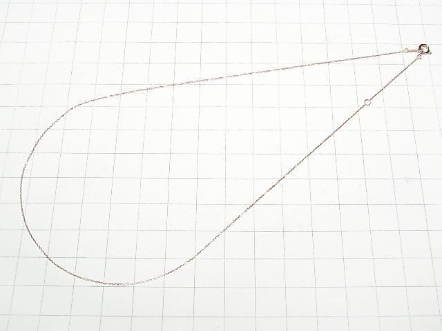 【動画】【K10 Pink Gold】カット小豆(あずき)チェーン 0.7mm ネックレス 1本(約40cm) サムネイル4