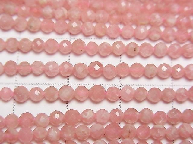【動画】【素晴らしい輝き】アルゼンチン産インカローズAA++ ラウンドカット3mm 1連(約36cm) サムネイル2