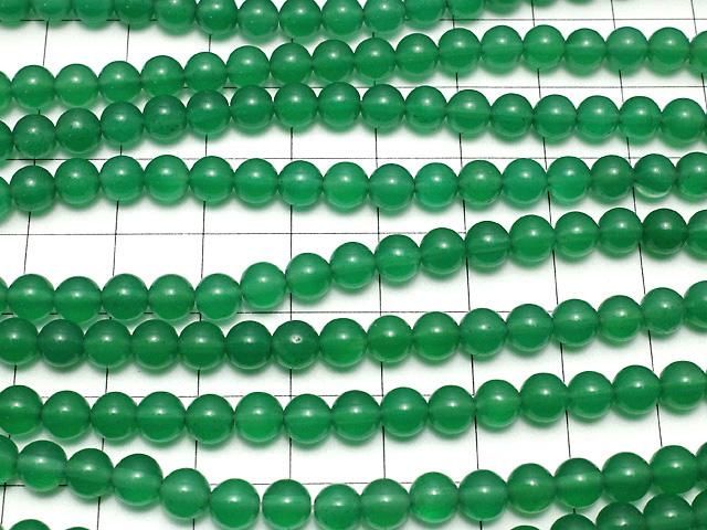 グリーンオニキスAAA ラウンド5mm 1連(約36cm) サムネイル3