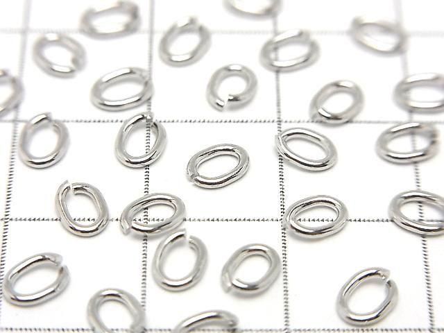 Silver925 丸カン(オーバル) 【3mm】【4mm】【5mm】 ロジウム 20個 サムネイル3