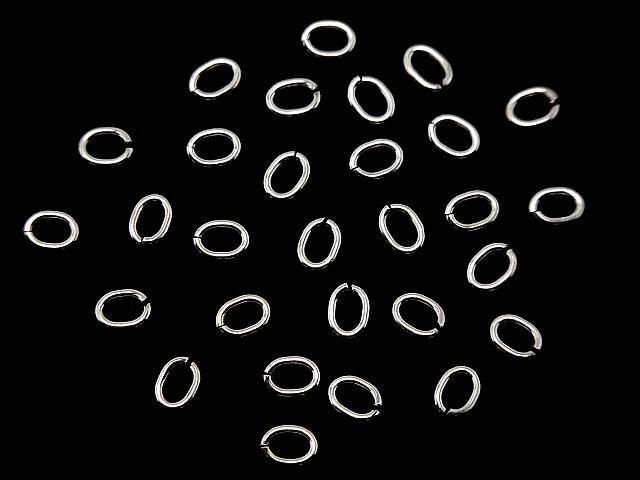 Silver925 丸カン(オーバル) 【3mm】【4mm】【5mm】 ロジウム 20個 サムネイル4