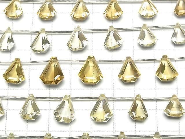 【動画】宝石質ハニークォーツAAA 変形ダイヤカット 1連(6粒) サムネイル4