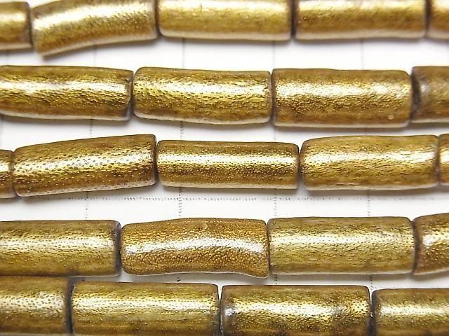【動画】ゴールデンコーラル(金珊瑚) チューブ15×6×6mm 1連(約38cm) サムネイル2