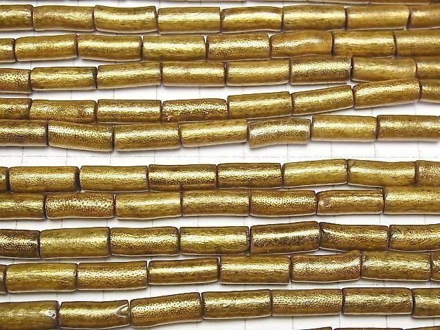 【動画】ゴールデンコーラル(金珊瑚) チューブ15×6×6mm 1連(約38cm) サムネイル3