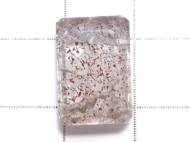 【動画】【1点もの】宝石質エレスチャルクォーツAA++ ルース ファセットカット 1粒 NO.80 サムネイル2