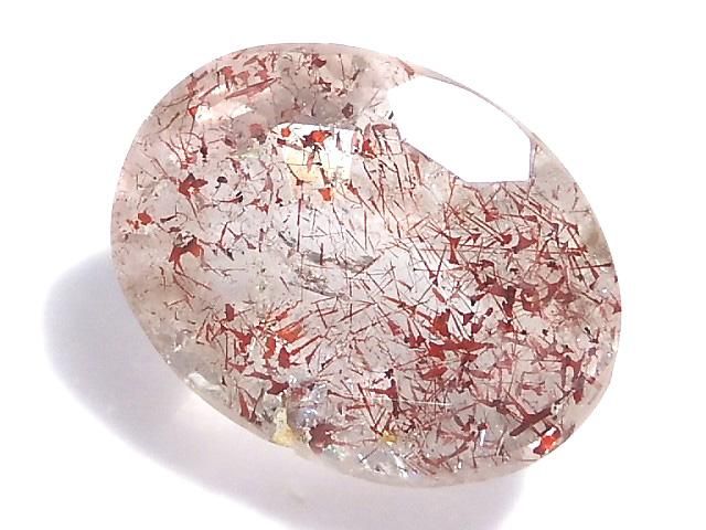 【動画】【1点もの】宝石質エレスチャルクォーツAA++ ルース ファセットカット 1粒 NO.83の画像