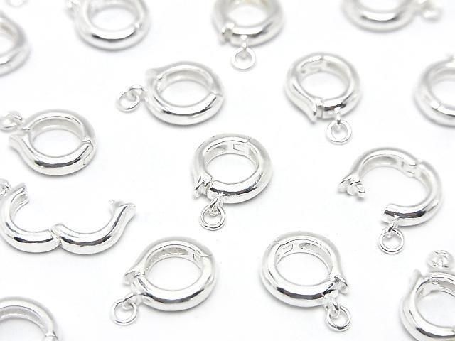 Silver925 丸カン付きバチカン(クリッカー) 生地 1個の画像