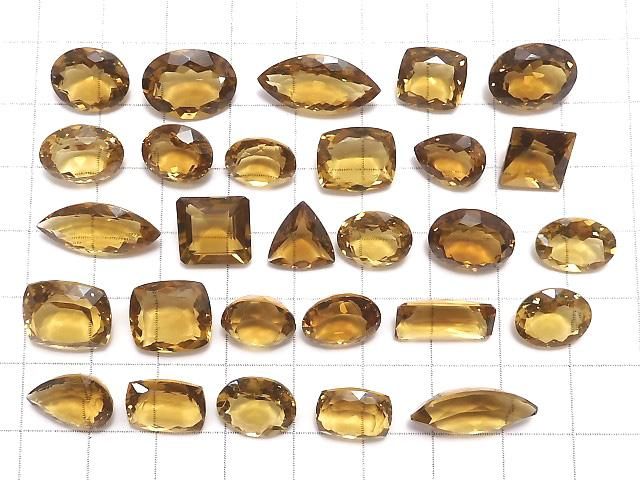 【動画】【1点もの】宝石質ビアクォーツAAA ルース ファセットカット 28粒セット NO.21 サムネイル2