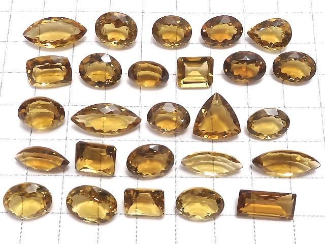 【動画】【1点もの】宝石質ビアクォーツAAA ルース ファセットカット 26粒セット NO.22 サムネイル2