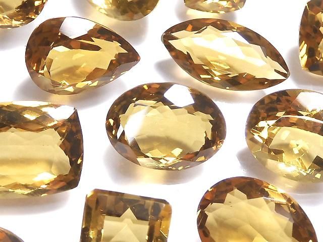 【動画】【1点もの】宝石質ビアクォーツAAA ルース ファセットカット 26粒セット NO.23の画像