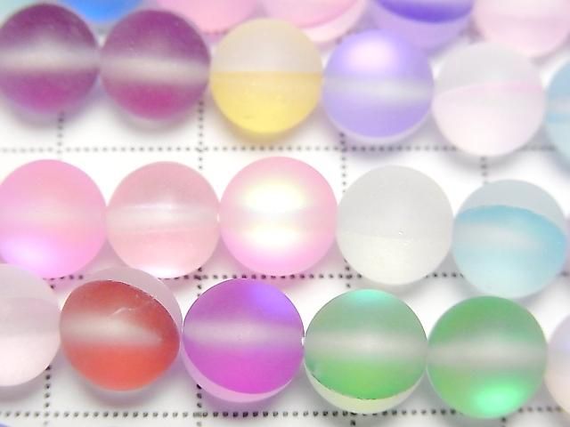 【動画】フロストマルチカラールナフラッシュ ラウンド8mm 1連(約35cm) サムネイル2