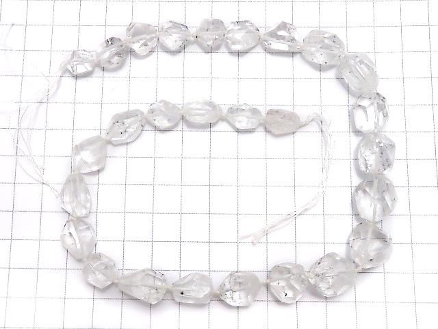 【動画】【1点もの】ホーランダイトインクォーツ(星入り水晶) タンブルカット 1連(約41cm) NO.18 サムネイル2