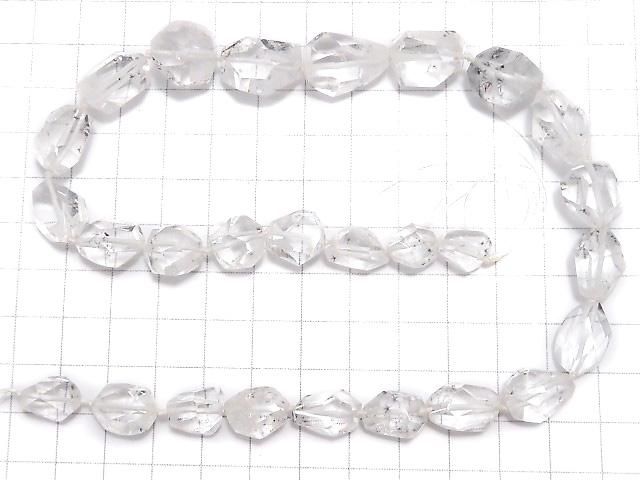【動画】【1点もの】ホーランダイトインクォーツ(星入り水晶) タンブルカット 1連(約41cm) NO.19 サムネイル2