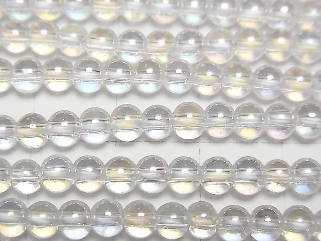 【動画】アクアクリスタル(溶錬水晶) ラウンド4mm 1連(約36cm) サムネイル2
