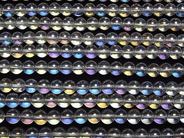 【動画】アクアクリスタル(溶錬水晶) ラウンド6mm 1連(約36cm) サムネイル3