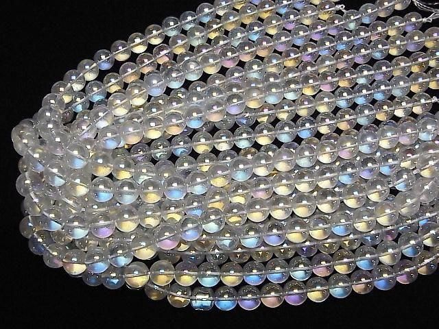 【動画】アクアクリスタル(溶錬水晶) ラウンド10mm 1連(約36cm) サムネイル4