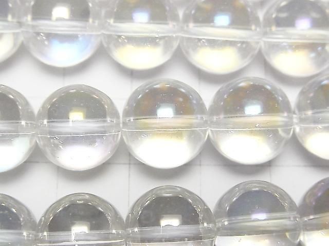 【動画】アクアクリスタル(溶錬水晶) ラウンド12mm 1連(約35cm) サムネイル2