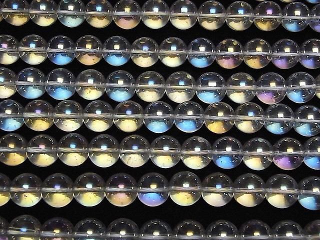 【動画】アクアクリスタル(溶錬水晶) ラウンド12mm 1連(約35cm) サムネイル3