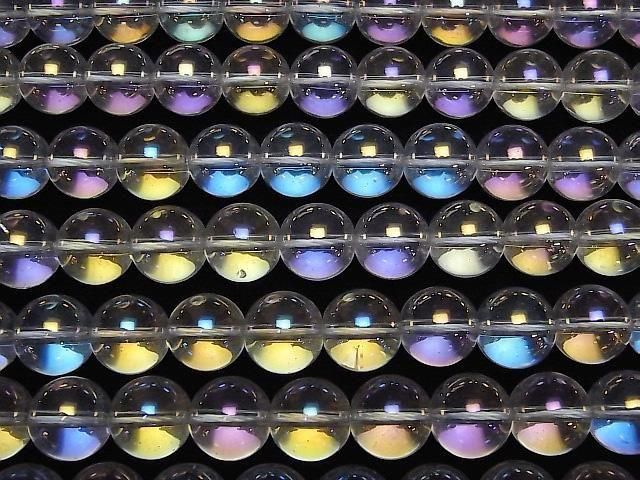 【動画】アクアクリスタル(溶錬水晶) ラウンド14mm 1連(約35cm) サムネイル3