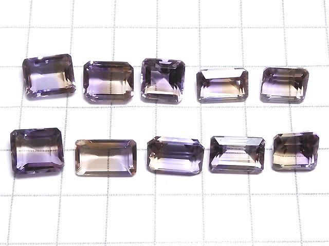 【動画】【1点もの】宝石質アメトリンAAA ルース ファセットカット 10粒セット NO.287 サムネイル2
