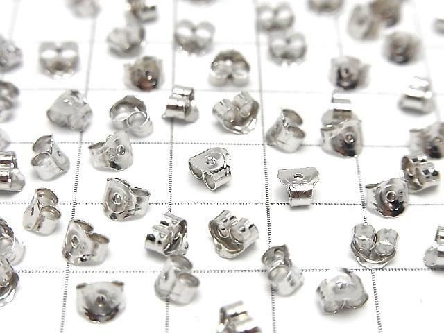 Silver925 ピアスキャッチ ロジウム 5ペア サムネイル3