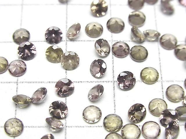 【動画】宝石質カラーチェンジガーネットAAA ルース ラウンドファセットカット4×4mm 3粒 サムネイル2