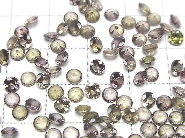 【動画】宝石質カラーチェンジガーネットAAA ルース ラウンドファセットカット4×4mm 3粒 サムネイル3