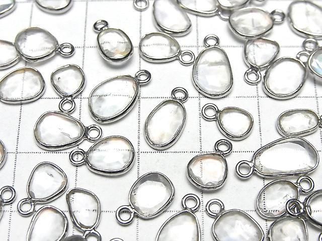 【動画】宝石質アンデシンラブラドライトAA++ 枠留めフリーフォーム ローズカット 【片カン】 SILVER925 5個 サムネイル2